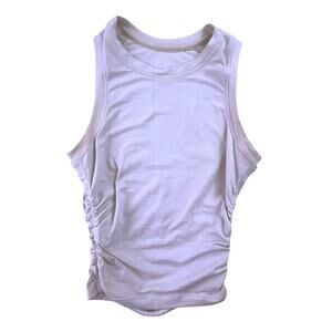 Lululemon License to Train heathered bone tank top, FLAWED PICTURED, size 0